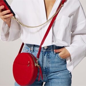 Bandolier Pebbled Leather Purse (without case)